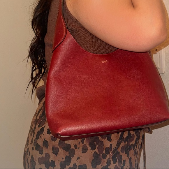 Coach Brooklyn Shoulder Bag 28 (Dark Ruby) - Picture 3 of 4